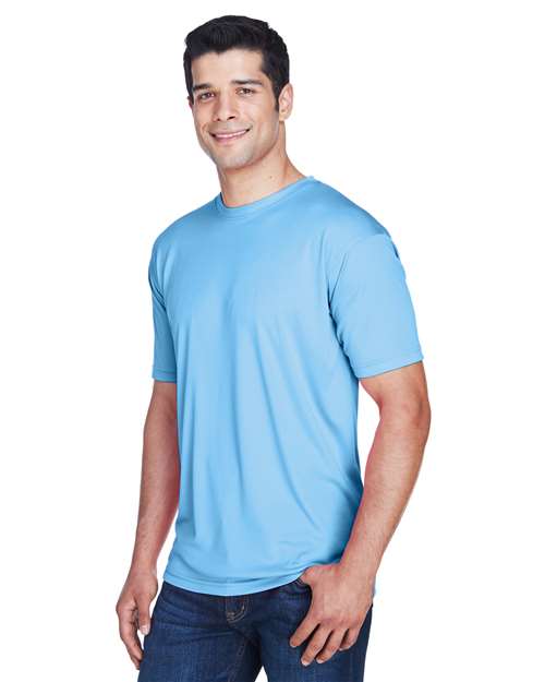 UltraClub 8420 Men's Cool & Dry Sport Performance InterlockT-Shirt #color_COLUMBIA BLUE