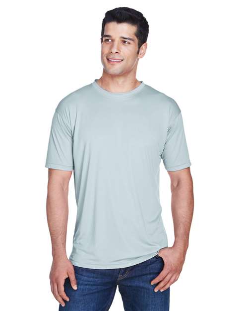 UltraClub 8420 Men's Cool & Dry Sport Performance InterlockT-Shirt #color_GREY