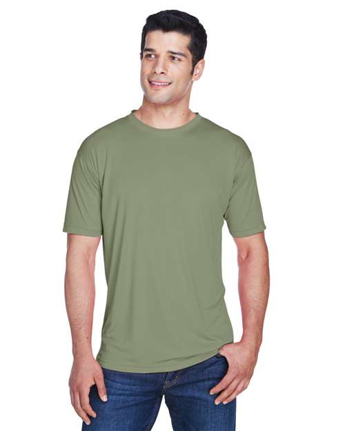 UltraClub 8420 Men's Cool & Dry Sport Performance InterlockT-Shirt #color_MILITARY GREEN