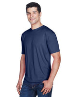 UltraClub 8420 Men's Cool & Dry Sport Performance InterlockT-Shirt #color_NAVY