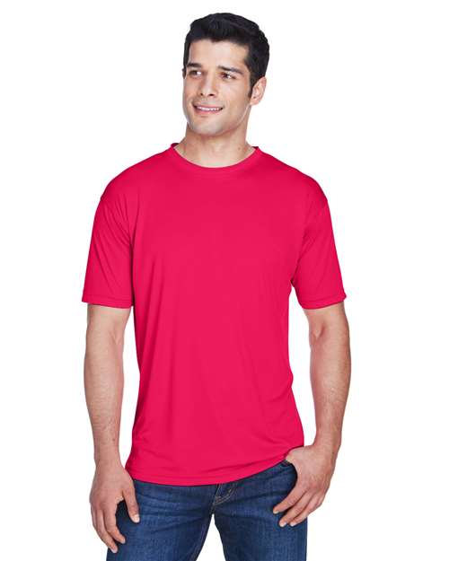 UltraClub 8420 Men's Cool & Dry Sport Performance InterlockT-Shirt #color_RED