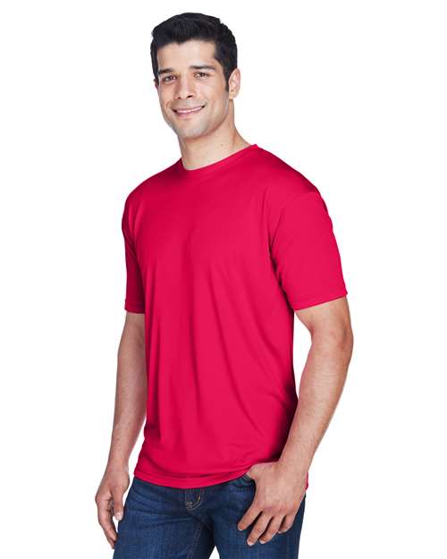 UltraClub 8420 Men's Cool & Dry Sport Performance InterlockT-Shirt #color_RED