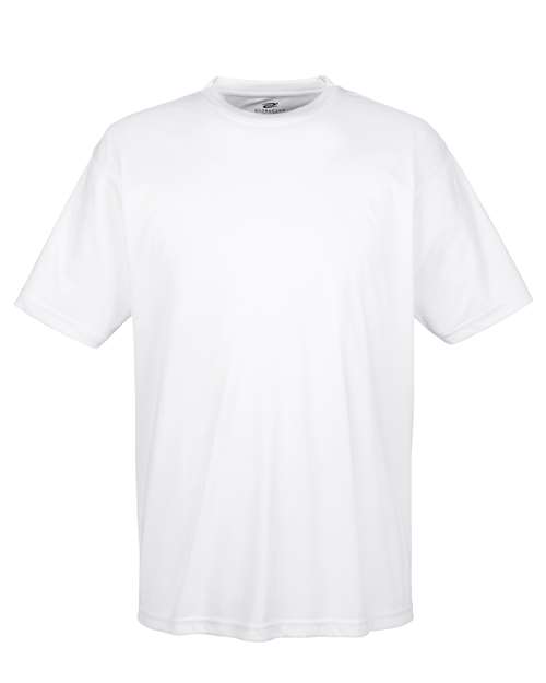 UltraClub 8420 Men's Cool & Dry Sport Performance InterlockT-Shirt #color_WHITE