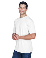 UltraClub 8420 Men's Cool & Dry Sport Performance InterlockT-Shirt #color_WHITE