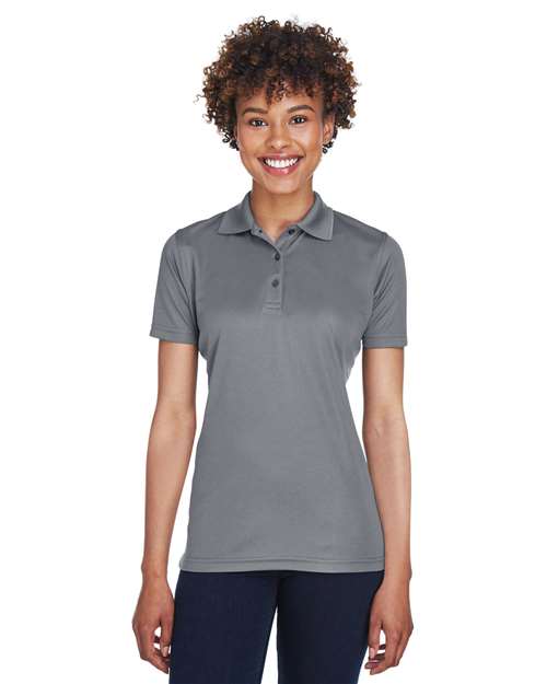 UltraClub 8210L Ladies' Cool & Dry Mesh PiquPolo #color_CHARCOAL