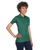 UltraClub 8210L Ladies' Cool & Dry Mesh PiquPolo #color_FOREST GREEN