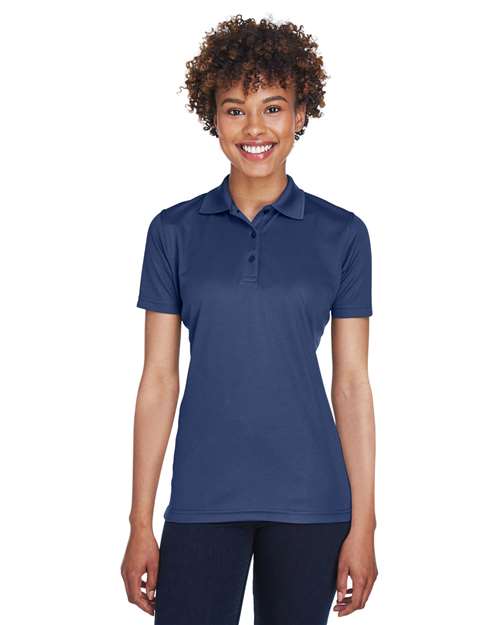 UltraClub 8210L Ladies' Cool & Dry Mesh PiquPolo #color_NAVY