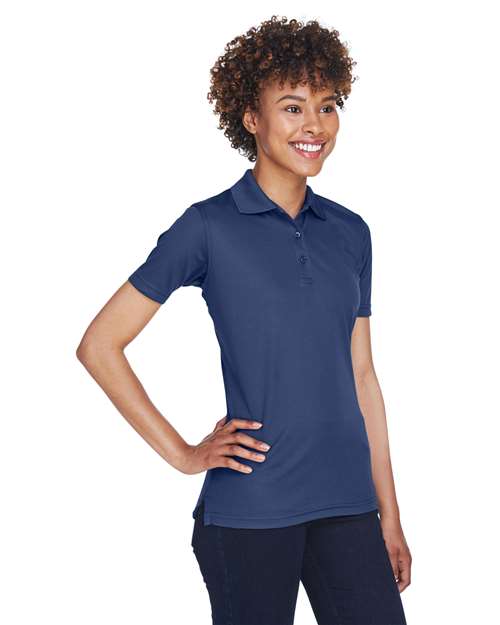 UltraClub 8210L Ladies' Cool & Dry Mesh PiquPolo #color_NAVY