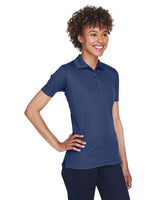 UltraClub 8210L Ladies' Cool & Dry Mesh PiquPolo #color_NAVY