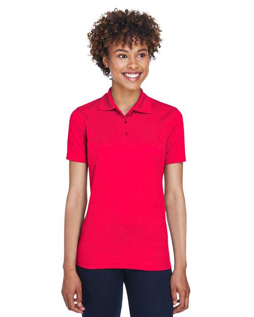 UltraClub 8210L Ladies' Cool & Dry Mesh PiquPolo #color_RED