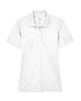 UltraClub 8210L Ladies' Cool & Dry Mesh PiquPolo #color_WHITE