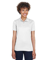 UltraClub 8210L Ladies' Cool & Dry Mesh PiquPolo #color_WHITE