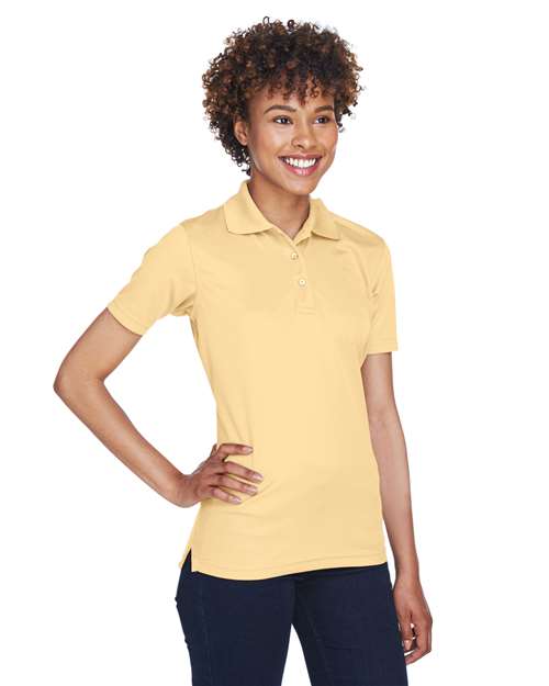 UltraClub 8210L Ladies' Cool & Dry Mesh PiquPolo #color_YELLOW HAZE