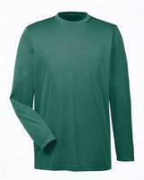 UltraClub 8622 Men's Cool & Dry Performance Long-Sleeve Top #color_FOREST GREEN