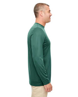 UltraClub 8622 Men's Cool & Dry Performance Long-Sleeve Top #color_FOREST GREEN