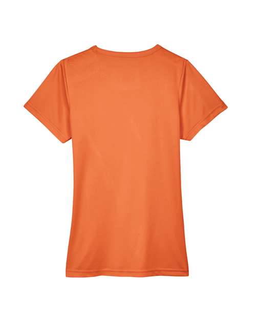 UltraClub 8420L Ladies' Cool & Dry Sport Performance InterlockT-Shirt #color_BRIGHT ORANGE