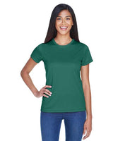 UltraClub 8420L Ladies' Cool & Dry Sport Performance InterlockT-Shirt #color_FOREST GREEN