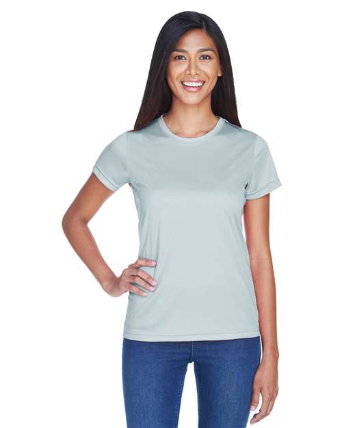 UltraClub 8420L Ladies' Cool & Dry Sport Performance InterlockT-Shirt #color_GREY