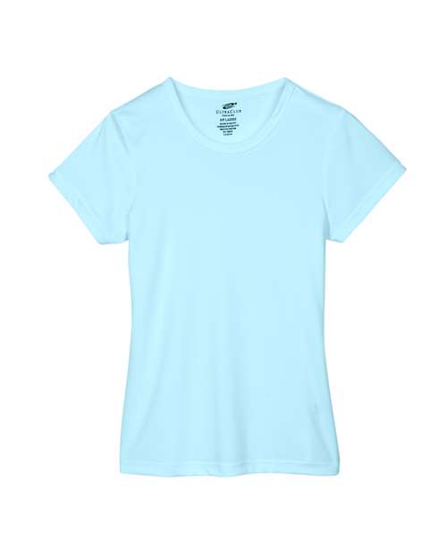 UltraClub 8420L Ladies' Cool & Dry Sport Performance InterlockT-Shirt #color_ICE BLUE