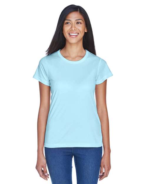UltraClub 8420L Ladies' Cool & Dry Sport Performance InterlockT-Shirt #color_ICE BLUE
