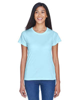 UltraClub 8420L Ladies' Cool & Dry Sport Performance InterlockT-Shirt #color_ICE BLUE