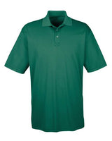 UltraClub 8425 Men's Cool & Dry Sport PerformanceInterlock Polo #color_FOREST GREEN