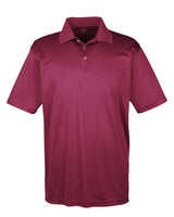 UltraClub 8425 Men's Cool & Dry Sport PerformanceInterlock Polo #color_MAROON