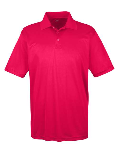 UltraClub 8425 Men's Cool & Dry Sport PerformanceInterlock Polo #color_RED
