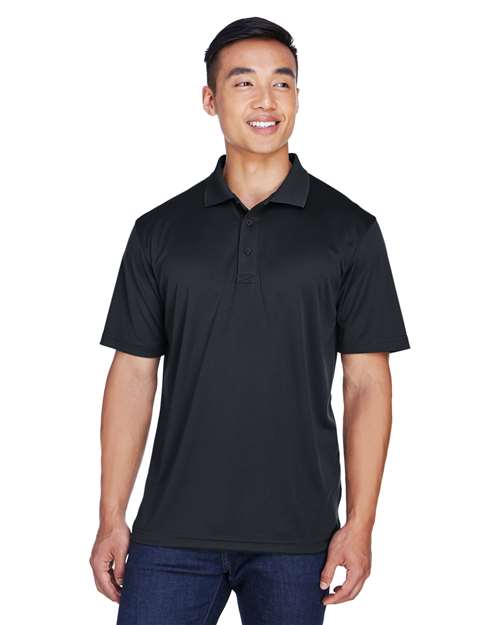UltraClub 8405 Men's Cool & Dry Sport Polo #color_BLACK
