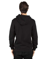 Threadfast Apparel 320Z Unisex Ultimate Fleece Full-Zip Hooded Sweatshirt #color_BLACK