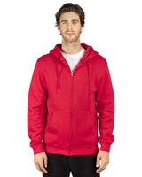 Threadfast Apparel 320Z Unisex Ultimate Fleece Full-Zip Hooded Sweatshirt #color_RED