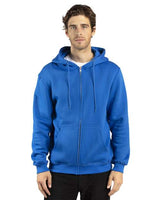 Threadfast Apparel 320Z Unisex Ultimate Fleece Full-Zip Hooded Sweatshirt #color_ROYAL