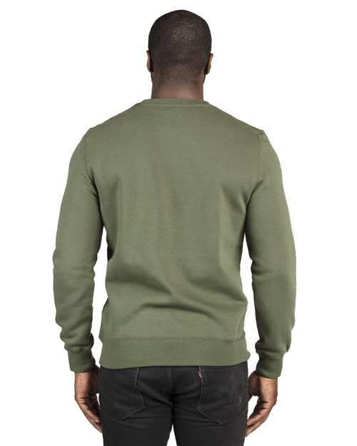Threadfast Apparel 320C Unisex Ultimate Crewneck Sweatshirt #color_ARMY