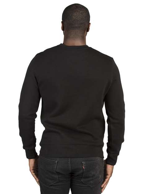 Threadfast Apparel 320C Unisex Ultimate Crewneck Sweatshirt #color_BLACK