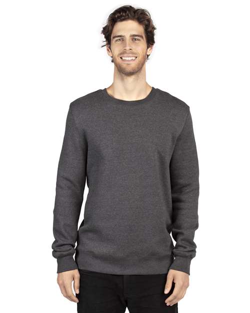 Threadfast Apparel 320C Unisex Ultimate Crewneck Sweatshirt #color_CHARCOAL HEATHER