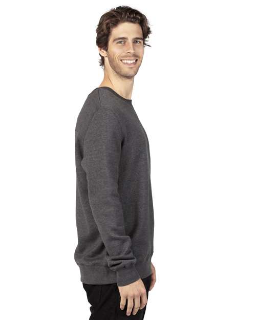 Threadfast Apparel 320C Unisex Ultimate Crewneck Sweatshirt #color_CHARCOAL HEATHER