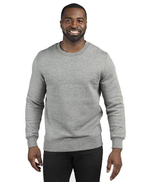 Threadfast Apparel 320C Unisex Ultimate Crewneck Sweatshirt #color_HEATHER GREY