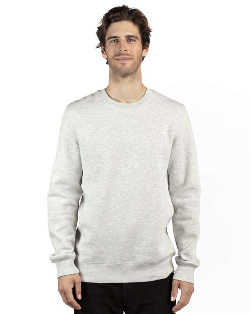 Threadfast Apparel 320C Unisex Ultimate Crewneck Sweatshirt #color_OATMEAL HEATHER