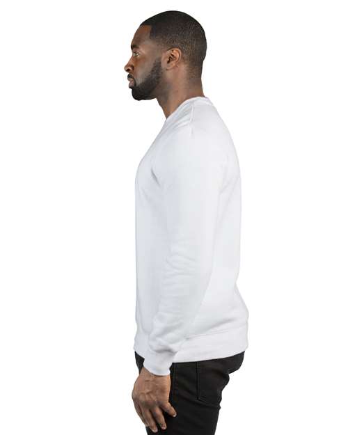 Threadfast Apparel 320C Unisex Ultimate Crewneck Sweatshirt #color_WHITE