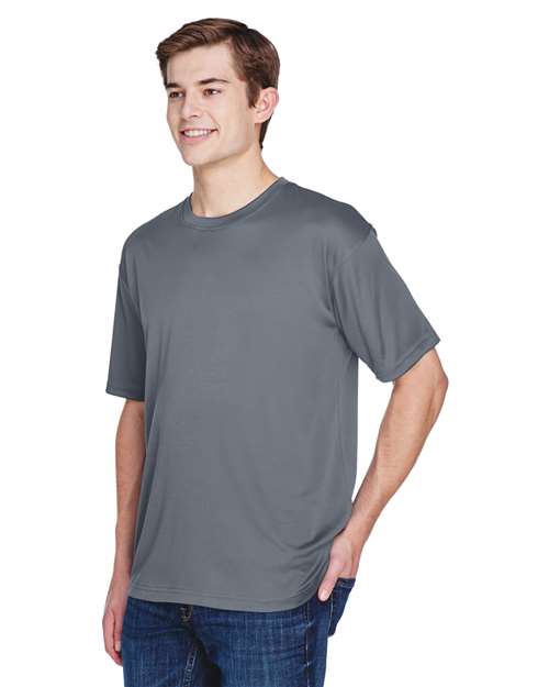 UltraClub 8620 Men's Cool & Dry Basic Performance T-Shirt #color_CHARCOAL