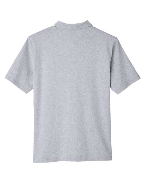 UltraClub UC105 Men's Lakeshore Stretch Cotton Performance Polo #color_HEATHER GREY