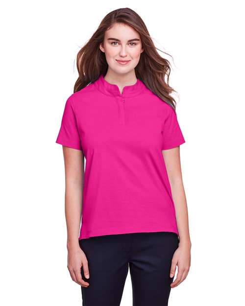 UltraClub UC105W Ladies' Lakeshore Stretch Cotton Performance Polo #color_HELICONIA