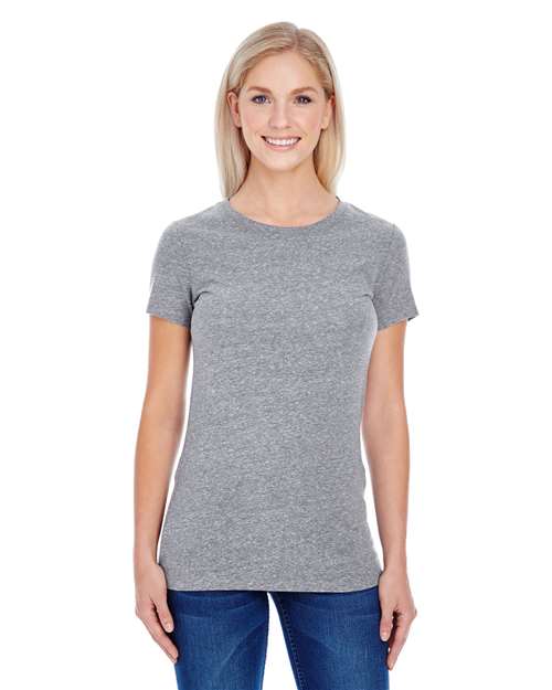 Threadfast Apparel 202A Ladies' Triblend Short-Sleeve T-Shirt #color_GREY TRIBLEND