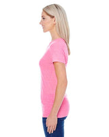 Threadfast Apparel 202A Ladies' Triblend Short-Sleeve T-Shirt #color_NEON PINK TRIBLD