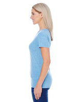 Threadfast Apparel 202A Ladies' Triblend Short-Sleeve T-Shirt #color_ROYAL TRIBLEND