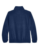 UltraClub 8485 Men's Iceberg Fleece Full-Zip Jacket #color_NAVY