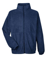 UltraClub 8485 Men's Iceberg Fleece Full-Zip Jacket #color_NAVY