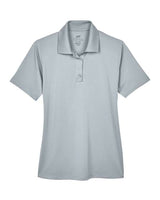 UltraClub 8610L Ladies' Cool & Dry 8-Star Elite Performance Interlock Polo #color_SILVER