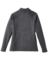 North End NE712W Ladies Flux 2.0 Full-Zip Jacket #color_BLK HTH/ OR SODA