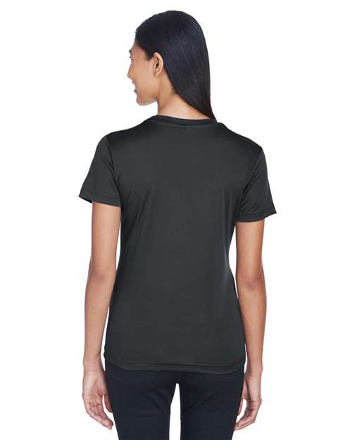 UltraClub 8620L Ladies' Cool & Dry Basic Performance T-Shirt #color_BLACK